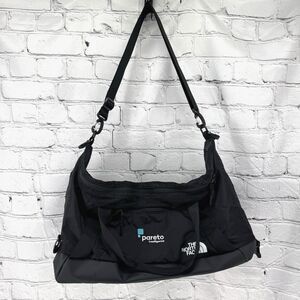 The North Face Apex Duffel Bag Black Nylon Shoulder Strap Dual Compartment